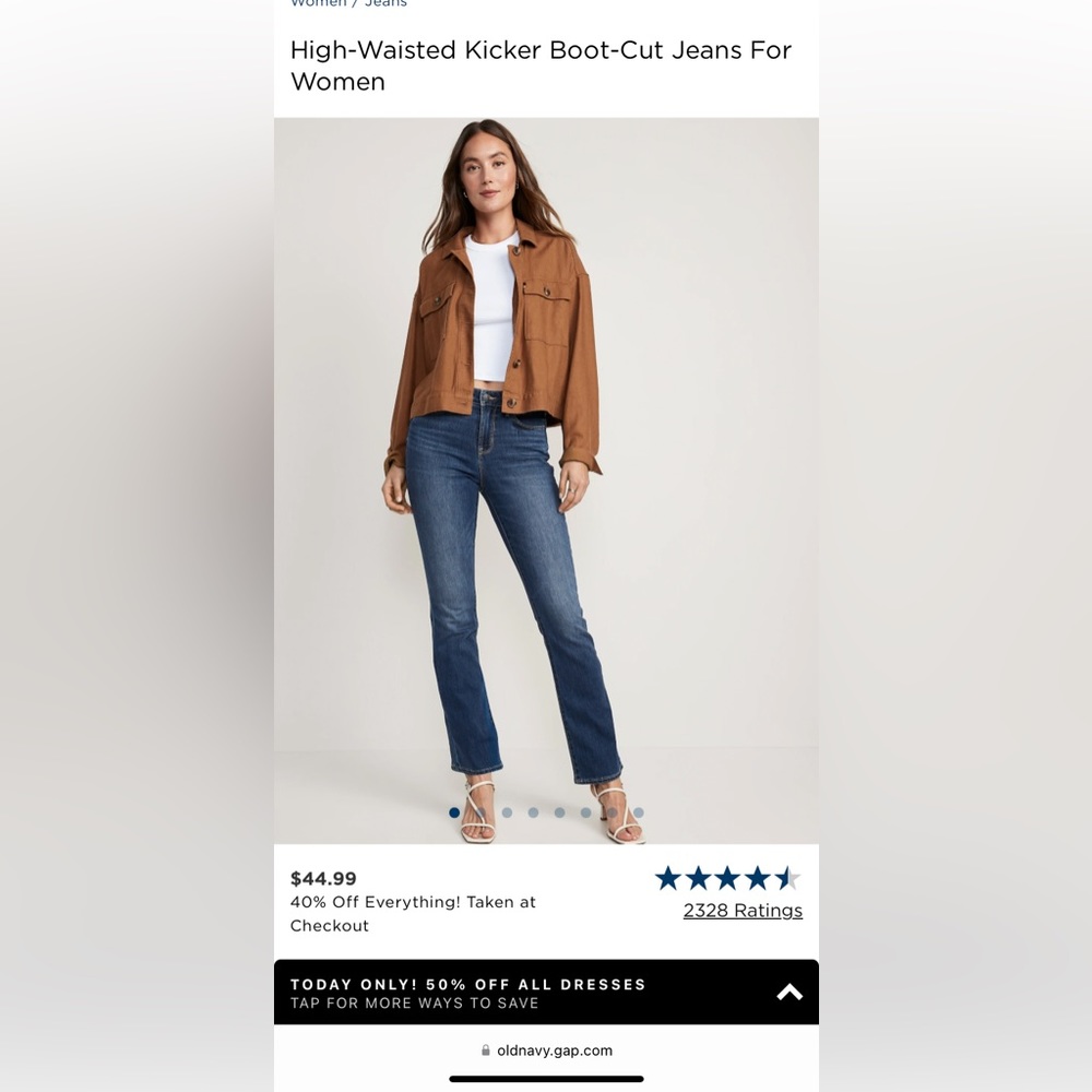 NEW WITH TAGS OLD NAVY BOOTCUT JEANS